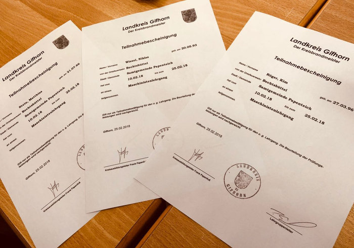 3 neue Maschinisten